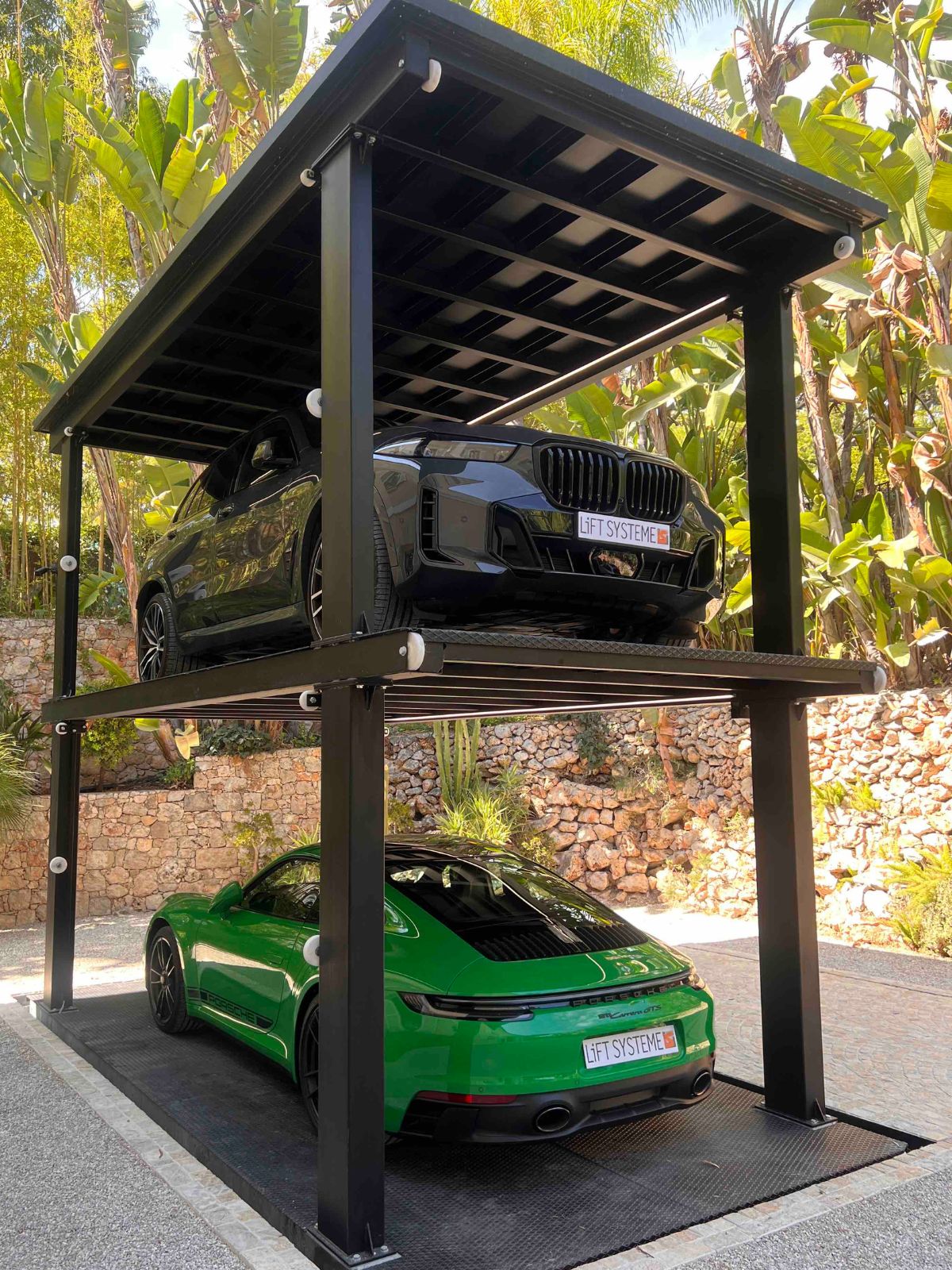 Double parking enterré