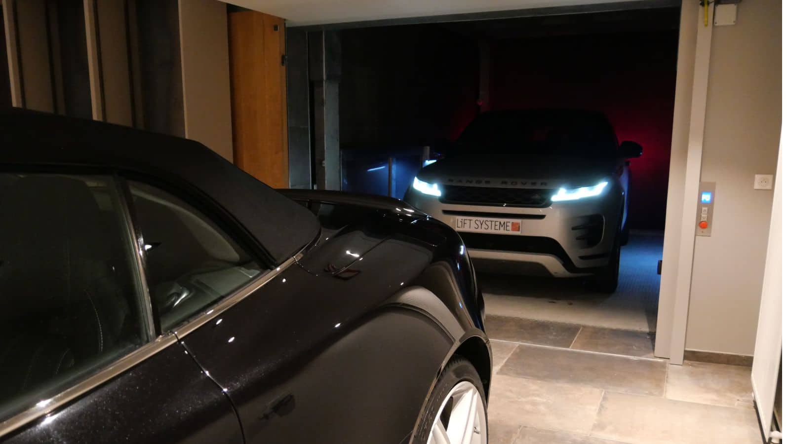 monte voiture sous sol